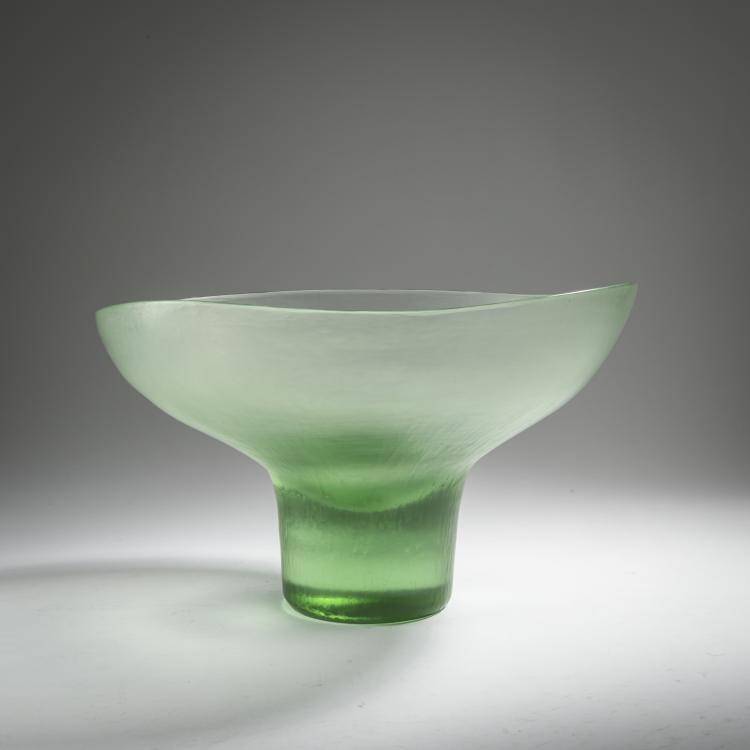 Hauptbild zu Objekt, 'Battuto' bowl, 1959/1960, Tobia Scarpa, Venini & C., Murano, 164C 590