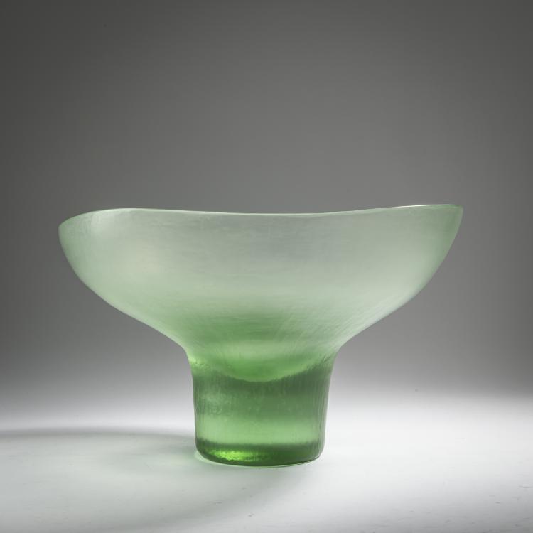 Bild 1 zu Objekt, 'Battuto' bowl, 1959/1960, Tobia Scarpa, Venini & C., Murano, 164C 590