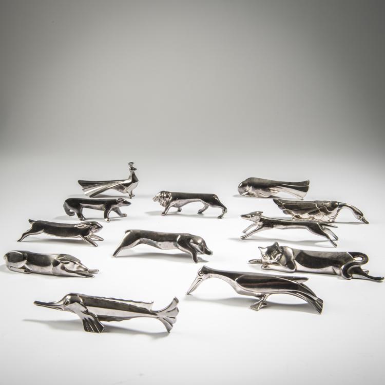 Bild 3 zu Objekt, 12 knife rests, c. 1925, Christofle, Paris, 162C 369