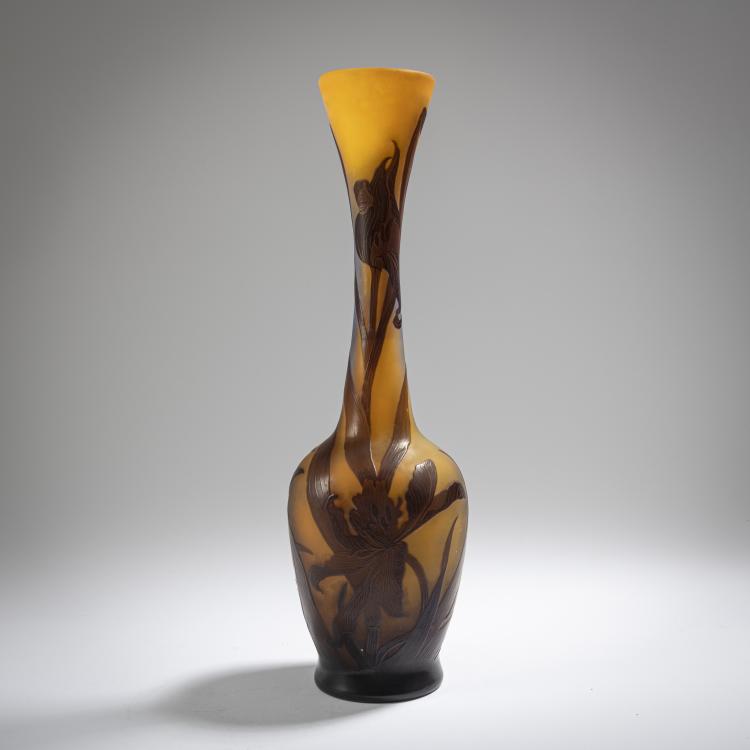 Hauptbild zu Objekt, Vase 'Tulipes', 1920-36, Emile Gall&eacute;, Gall&eacute;, Etablissements, Nancy, 162B 169
