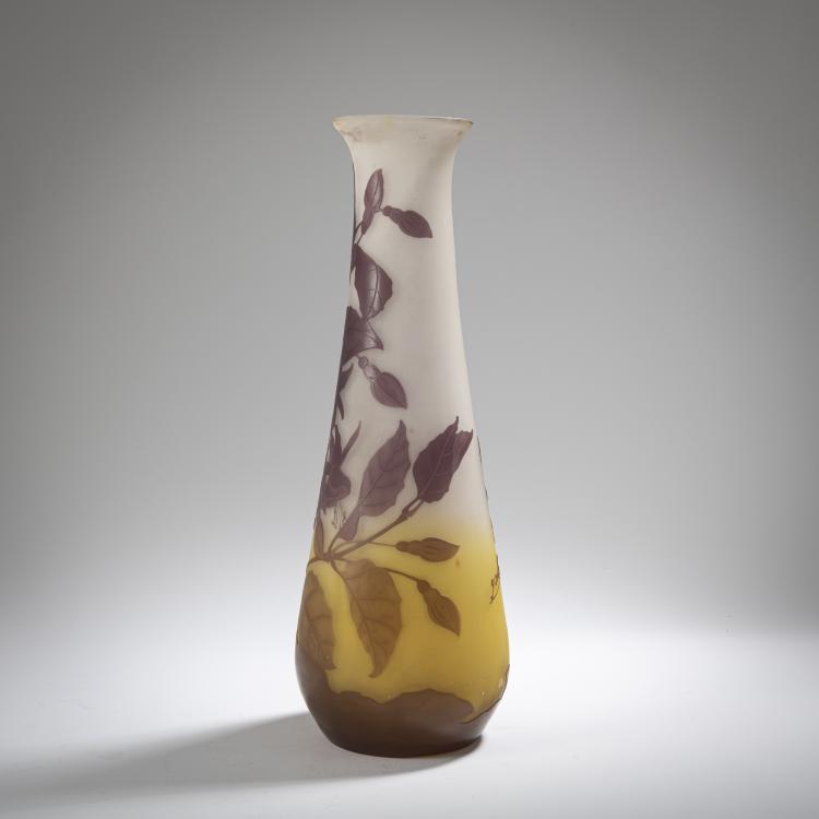 Bild 1 zu Objekt, Vase 'Fuchsias', 1908-20, Emile Gall&eacute;, Gall&eacute;, Etablissements, Nancy, 162B 158