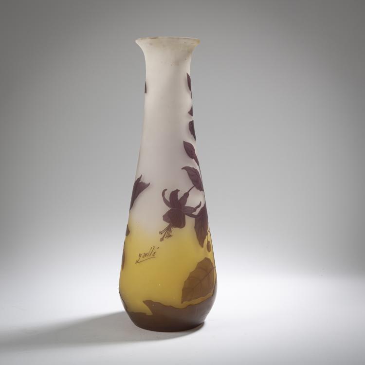 Bild 2 zu Objekt, Vase 'Fuchsias', 1908-20, Emile Gall&eacute;, Gall&eacute;, Etablissements, Nancy, 162B 158