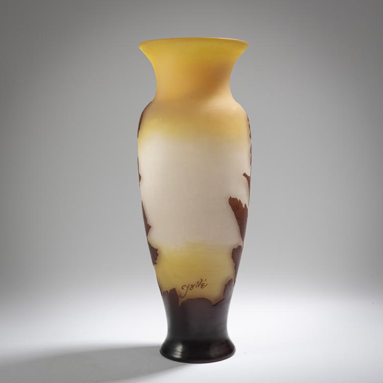 Bild 1 zu Objekt, Vase 'G&eacute;ranium', 1908-20, Emile Gall&eacute;, Gall&eacute;, Etablissements, Nancy, 162B 159