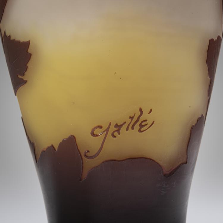 Bild 4 zu Objekt, Vase 'G&eacute;ranium', 1908-20, Emile Gall&eacute;, Gall&eacute;, Etablissements, Nancy, 162B 159