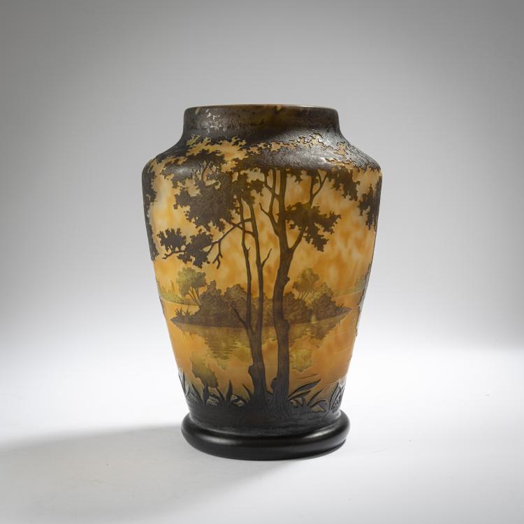 Bild 3 zu Objekt, 'Paysage lacustre' vase, c. 1910, Nancy Daum Fr&egrave;res, Daum Fr&egrave;res, Nancy, 162B 116