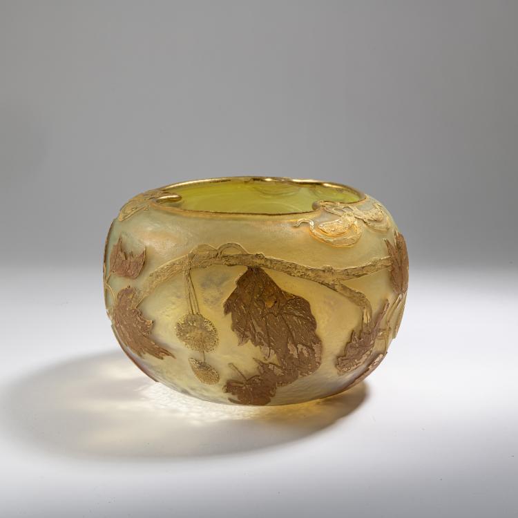 Bild 2 zu Objekt, Vase 'Aurore, Platanes', 1893, Nancy Daum Fr&egrave;res,Jacques Gruber, Daum Fr&egrave;res, Nancy, 162B 65