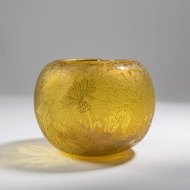 Hauptbild zu Objekt, Vase 'Bleuets', um 1895, Nancy Daum Fr&egrave;res, Daum Fr&egrave;res, Nancy, 162B 69