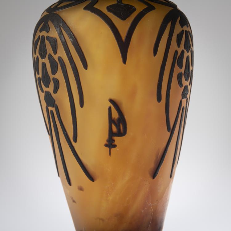 Bild 7 zu Objekt, Tischleuchte 'Paysage lacustre', um 1910, Nancy Daum Fr&egrave;res, Daum Fr&egrave;res, Nancy, 162B 118