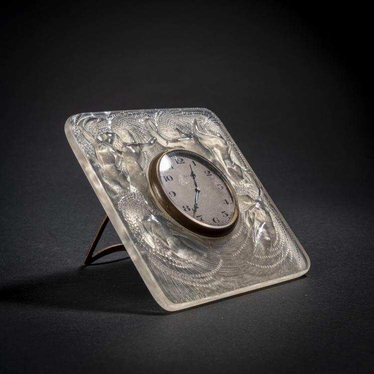 Hauptbild zu Objekt, Uhr 'Sir&egrave;nes', 1928, Ren&eacute; Lalique, Lalique, Ren&eacute;, Wingen-sur-Moder, 162A 23