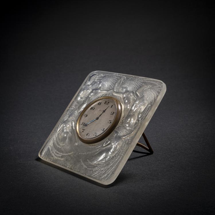 Bild 1 zu Objekt, Uhr 'Sir&egrave;nes', 1928, Ren&eacute; Lalique, Lalique, Ren&eacute;, Wingen-sur-Moder, 162A 23