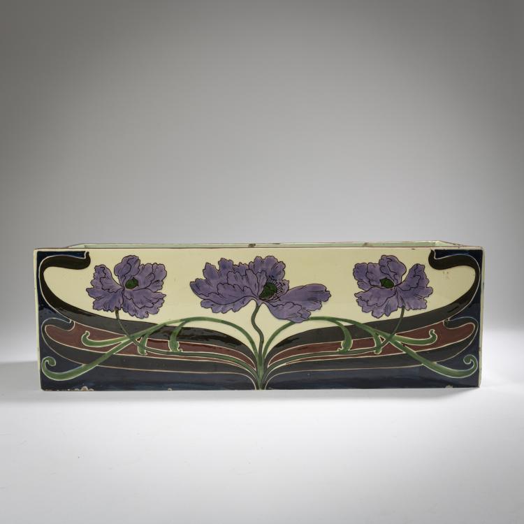 Hauptbild zu Objekt, Flower box, c. 1898, Carl Sigmund Luber, Schwarz, J. von, N&uuml;rnberg, 162C 516
