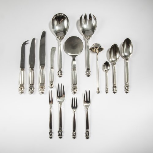 Dining cutlery 'Konge' - 'Acorn', 1915