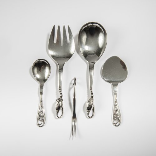 'Magnolia' serving cutlery, 1919