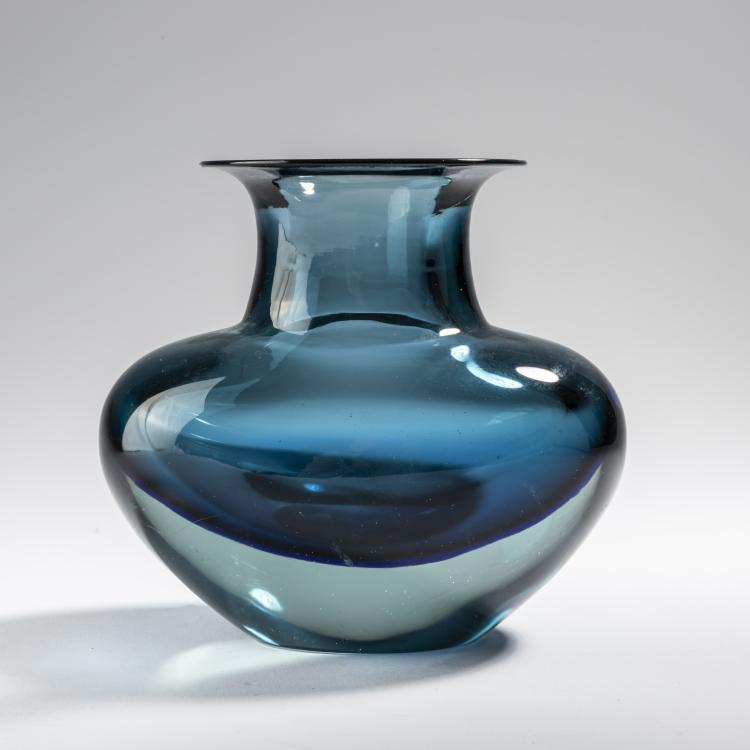 Hauptbild zu Objekt, 'Sommerso' vase, c. 1960, Flavio Poli, Seguso Vetri d'Arte, Murano, 164C 663