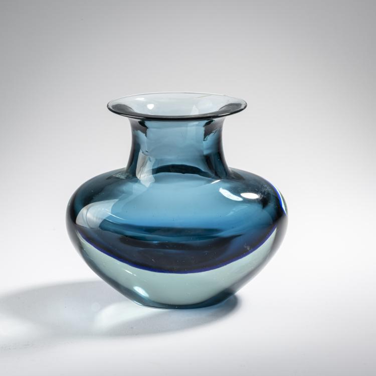 Bild 1 zu Objekt, 'Sommerso' vase, c. 1960, Flavio Poli, Seguso Vetri d'Arte, Murano, 164C 663