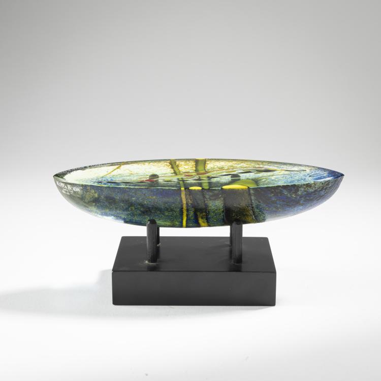 Hauptbild zu Objekt, Schiffchen, 1991, Bertil Vallien, Kosta Boda Glasbruk, Kosta, 163C 367