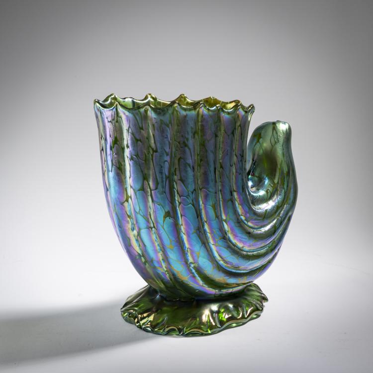 Bild 2 zu Objekt, Muschel-Vase 'Papillon', 1902, L&ouml;tz Wwe., Klosterm&uuml;hle, 165B 258