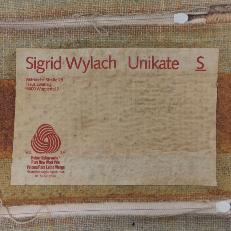 Bild 3 zu Objekt, Unique 'Parallelo' rug, 1980s, Sigrid Wylach, Rincklake van Endert, M&uuml;nster, 163A 124