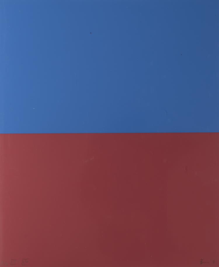 Hauptbild zu Objekt, Untitled (4 color serigraphs), 1987/88, G&uuml;nther F&ouml;rg, 163D 689