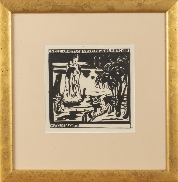 Hauptbild zu Objekt, 'Felsen', 1908/1909, Wassily Kandinsky, 163D 592