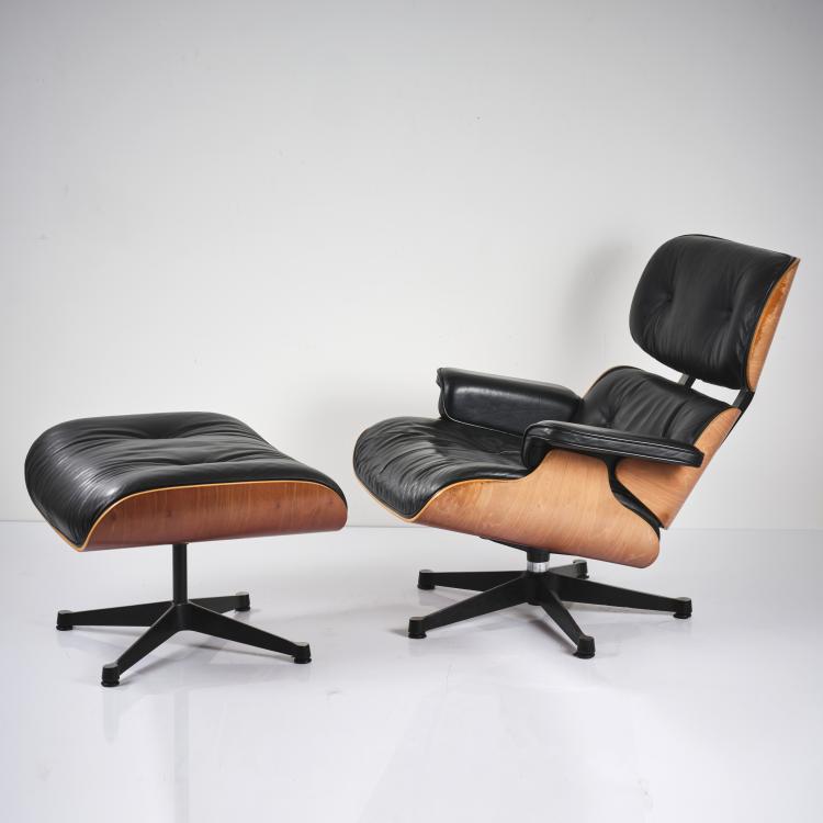 Hauptbild zu Objekt, Lounge chair '670' mit Ottoman '671', 1956, Charles Eames,Ray Eames, Vitra, Weil am Rhein, 164B 299