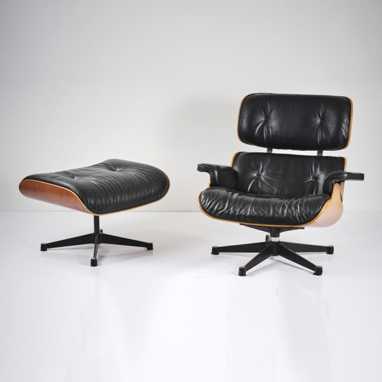 Bild 3 zu Objekt, Lounge chair '670' mit Ottoman '671', 1956, Charles Eames,Ray Eames, Vitra, Weil am Rhein, 164B 299