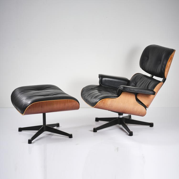 Bild 7 zu Objekt, Lounge chair '670' mit Ottoman '671', 1956, Charles Eames,Ray Eames, Vitra, Weil am Rhein, 164B 299