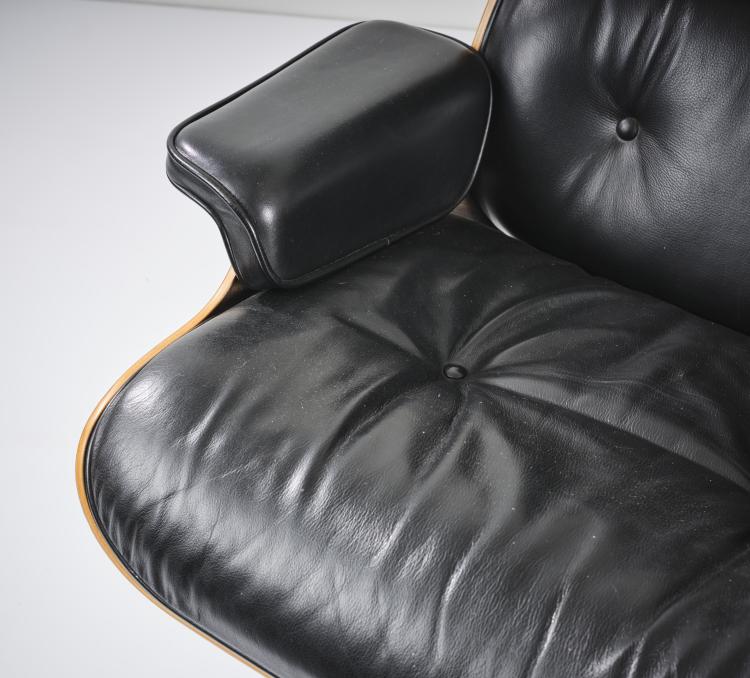 Bild 1 zu Objekt, Lounge chair '670' mit Ottoman '671', 1956, Charles Eames,Ray Eames, Vitra, Weil am Rhein, 164B 298