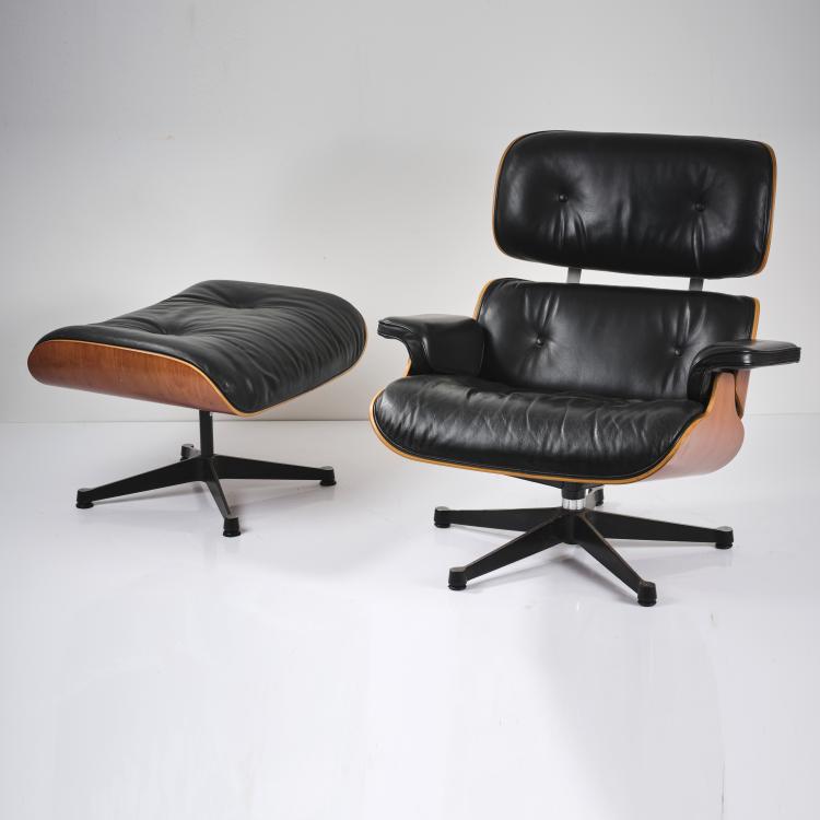 Bild 10 zu Objekt, Lounge chair '670' mit Ottoman '671', 1956, Charles Eames,Ray Eames, Vitra, Weil am Rhein, 164B 298