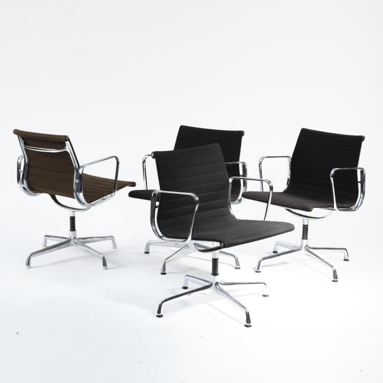 Bild 2 zu Objekt, 4 'Aluminum Group' desk chairs, 1958, Charles Eames,Ray Eames, Vitra Design, Weil am Rhein, 164B 304
