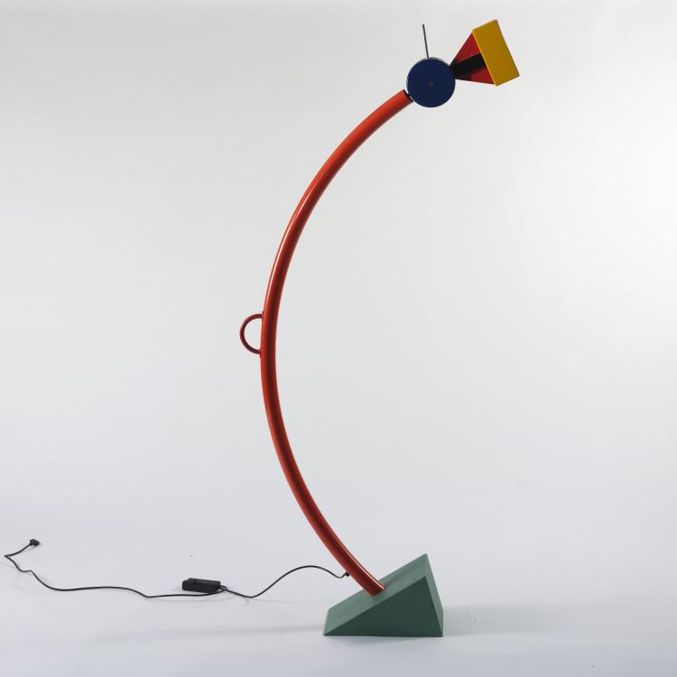 Hauptbild zu Objekt, 'Treetops' floor lamp, 1981, Ettore Sottsass, Memphis, Mailand, 163C 350