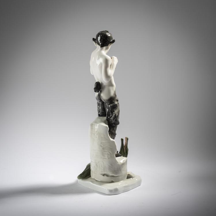 Bild 2 zu Objekt, 'Faun with Crocodile', 1913, Ferdinand Liebermann, Rosenthal, Selb, 165C 394