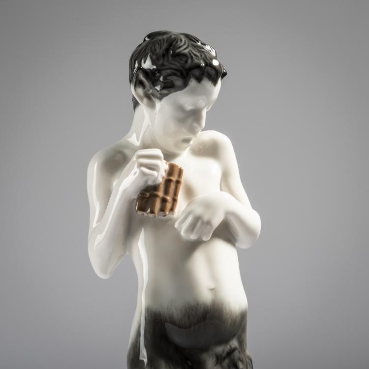 Bild 3 zu Objekt, 'Faun with Crocodile', 1913, Ferdinand Liebermann, Rosenthal, Selb, 165C 394