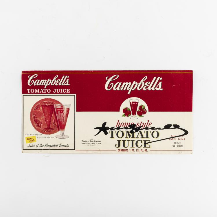 Hauptbild zu Objekt, 'Campbell's Tomato Juice', 1960s, Andy Warhol, 163D 621
