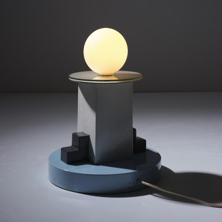 Bild 3 zu Objekt, Tischleuchte, um 1985, Aldo Cibic, Memphis, Mailand f&uuml;r Drimmer, Hautmont, 163C 351