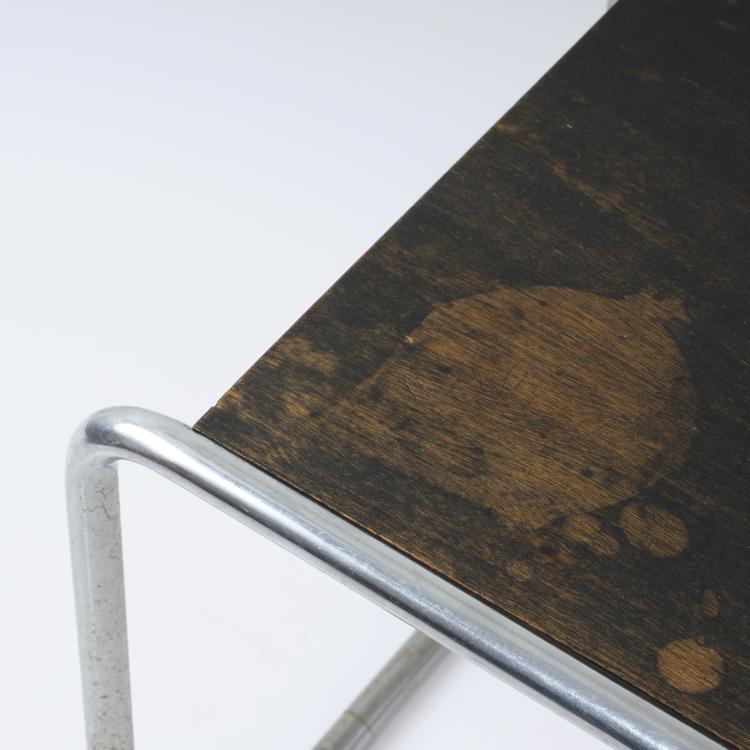 Bild 3 zu Objekt, 2 'B 9' side tables, 1925/26, Marcel Breuer, Thonet, Frankenberg, 163A 5