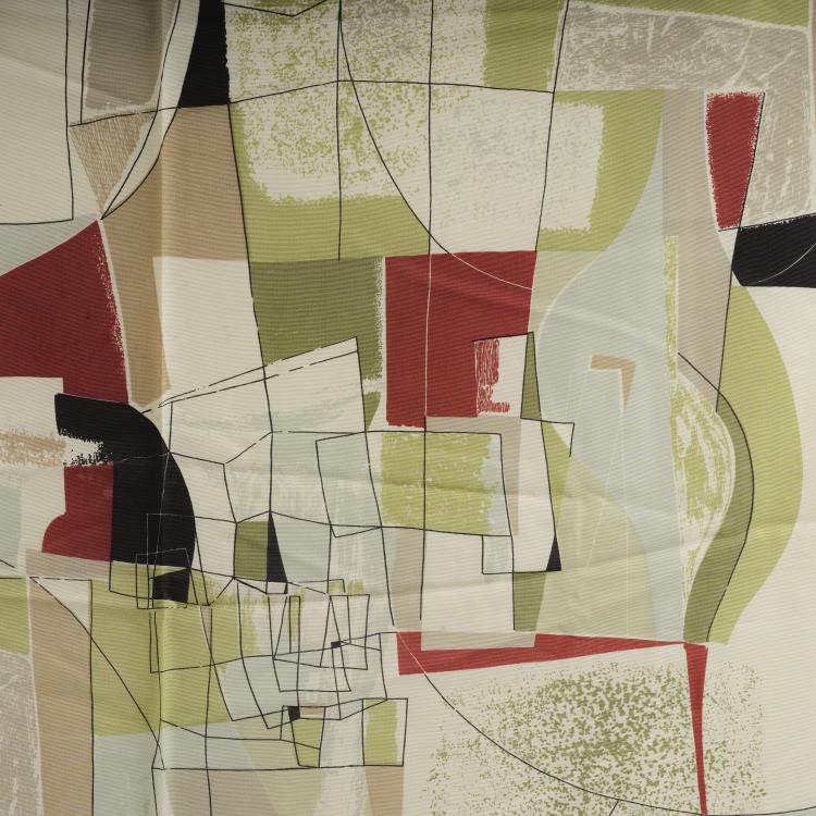 Bild 6 zu Objekt, Mixed lot of 6 fabric coupons, 1950/60s, Elsbeth Kupferoth, Pausa, M&ouml;ssingen, 163A 63