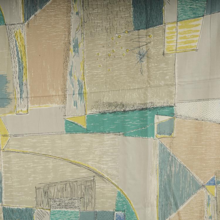 Bild 3 zu Objekt, Mixed lot of 6 fabric coupons, 1950/60s, Elsbeth Kupferoth, Pausa, M&ouml;ssingen, 163A 64