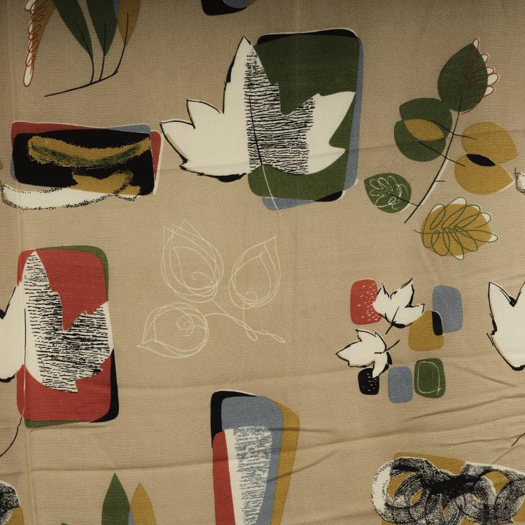 Bild 6 zu Objekt, Mixed lot of 6 fabric coupons, 1950/60s, Elsbeth Kupferoth, Pausa, M&ouml;ssingen, 163A 64