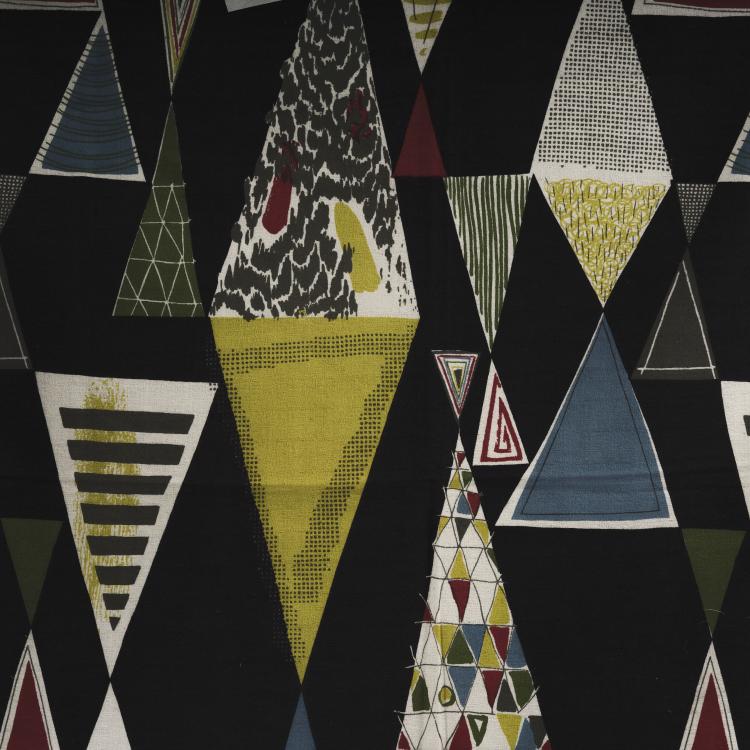 Bild 3 zu Objekt, Mixed lot of 6 fabric swatches, 1950/60s, Elsbeth Kupferoth, Pausa, M&ouml;ssingen, 163A 66