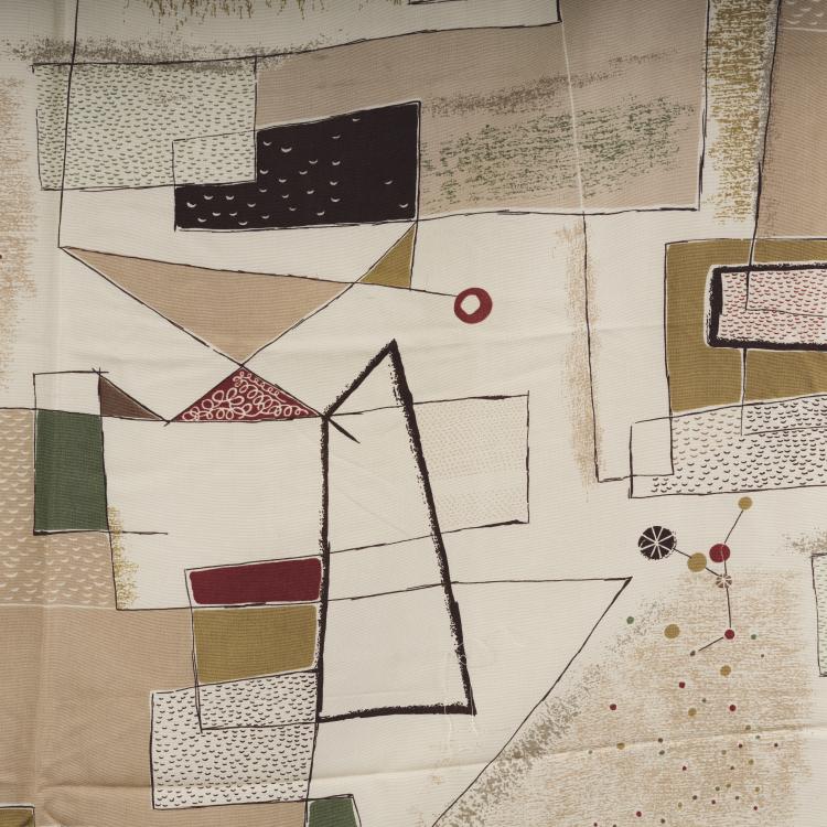 Bild 4 zu Objekt, Mixed lot of 6 fabric swatches, 1950/60s, Elsbeth Kupferoth, Pausa, M&ouml;ssingen, 163A 66