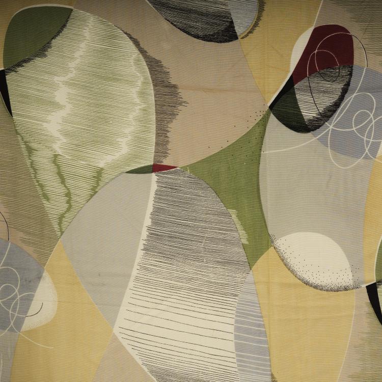 Bild 8 zu Objekt, Mixed lot of 9 fabric swatches 1950/60s, Elsbeth Kupferoth, Pausa, M&ouml;ssingen, 163A 67