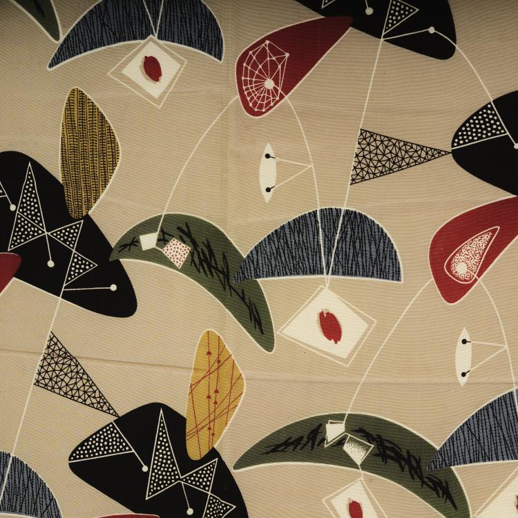 Bild 14 zu Objekt, Mixed lot of 9 fabric swatches 1950/60s, Elsbeth Kupferoth, Pausa, M&ouml;ssingen, 163A 67