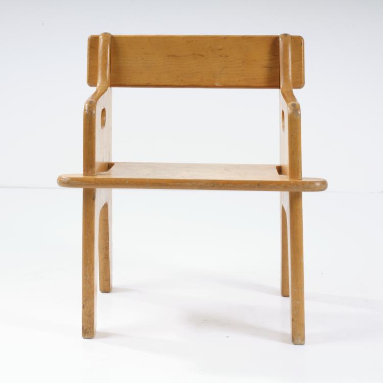 Bild 1 zu Objekt, Kinderstuhl 'Peter's Chair', 1944, Hans J. Wegner, Fredericia Stolefabrik, Fredericia, 163C 465