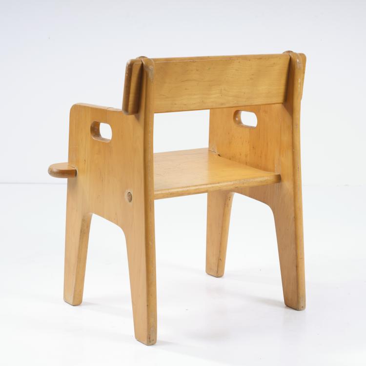 Bild 2 zu Objekt, Kinderstuhl 'Peter's Chair', 1944, Hans J. Wegner, Fredericia Stolefabrik, Fredericia, 163C 465