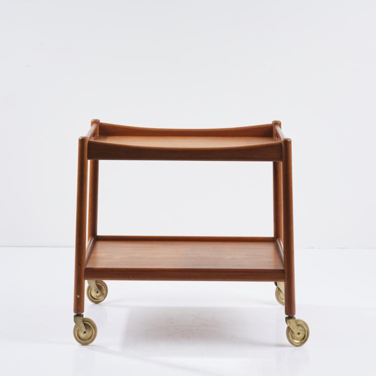 Bild 1 zu Objekt, Serving trolley, c. 1960, Hans J. Wegner, M&ouml;belfabrik Andreas Tuck, Kopenhagen, 163C 484