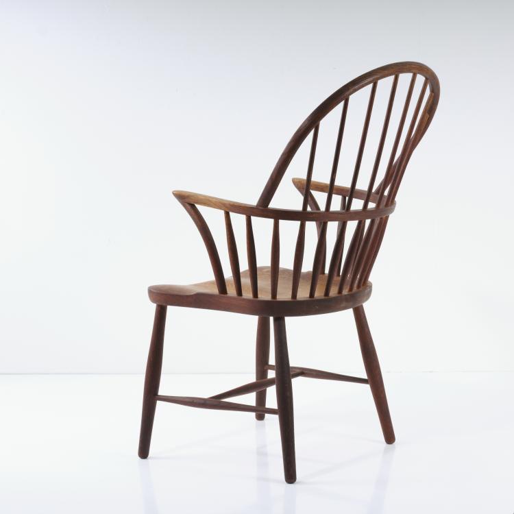 Bild 3 zu Objekt, Armlehnsessel 'Windsor', 1940er Jahre, Frits Henningsen (zugeschrieben), D&auml;nemark, 163C 462