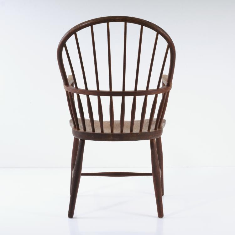 Bild 4 zu Objekt, Armlehnsessel 'Windsor', 1940er Jahre, Frits Henningsen (zugeschrieben), D&auml;nemark, 163C 462