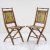 2 folding chairs, 1910s