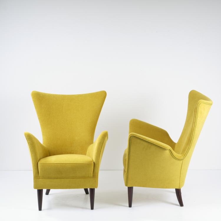 Bild 1 zu Objekt, Zwei Armlehnsessel 'Hotel Bristol', 1954, Gio Ponti, Cassina, Figli di Amedeo, Mailand, 163C 292